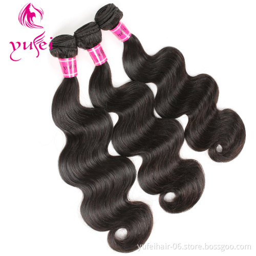 YUFEI hair bundles ,brazilian body wave bundles,virgin human hair